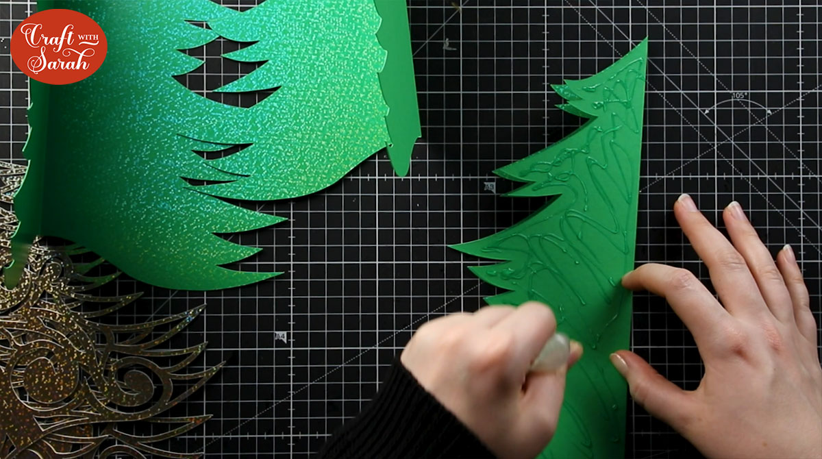 Glue the base pieces together