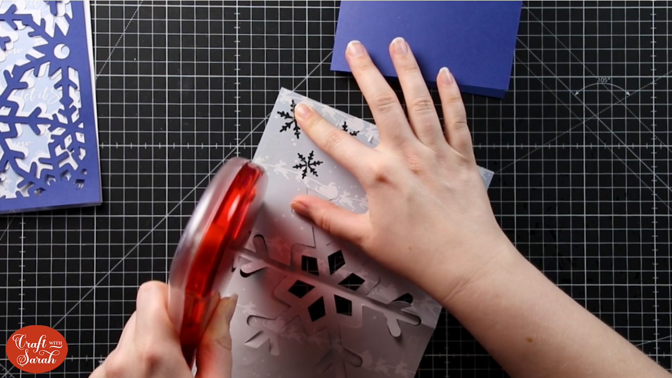 Adding double sided tape