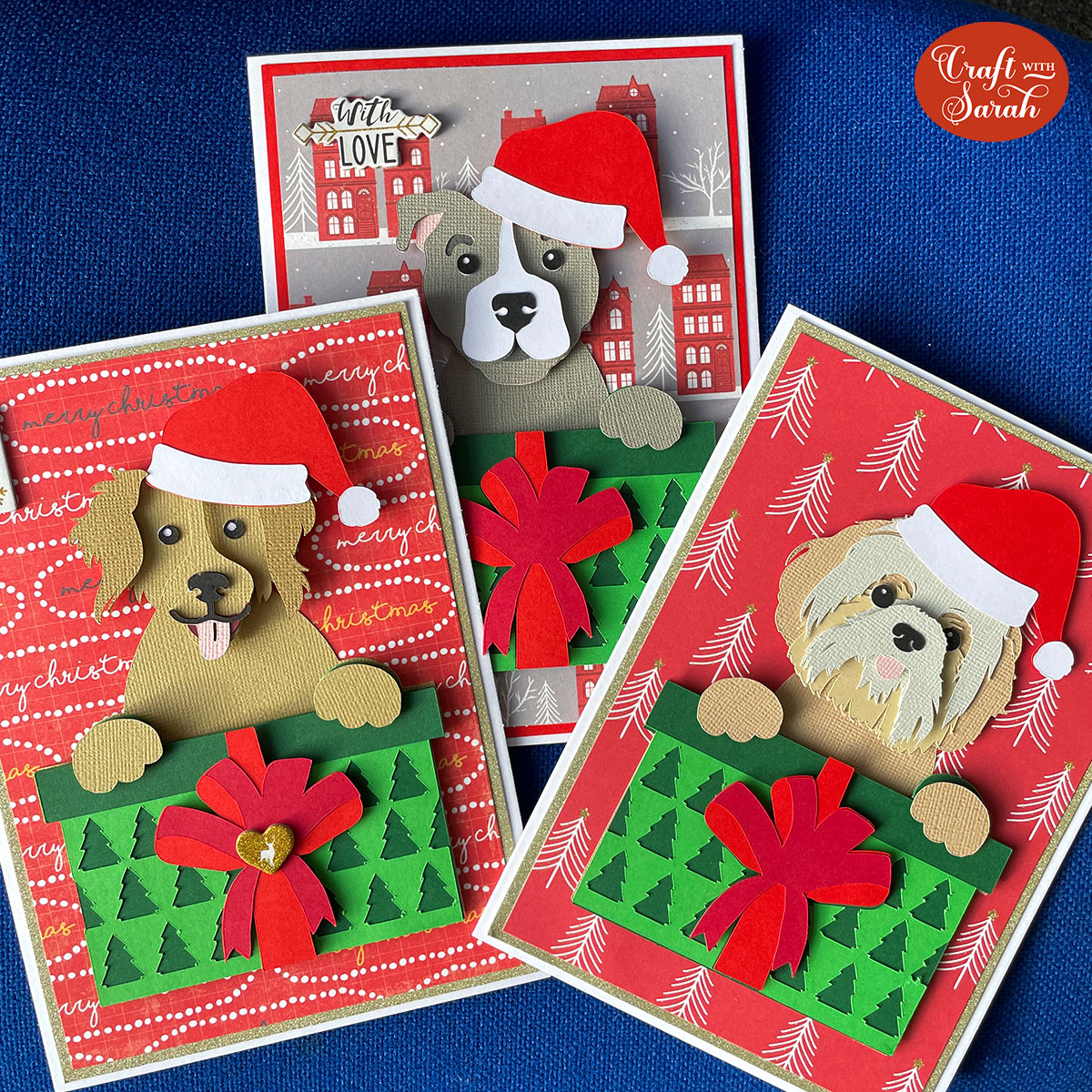 Dog cards for Christmas