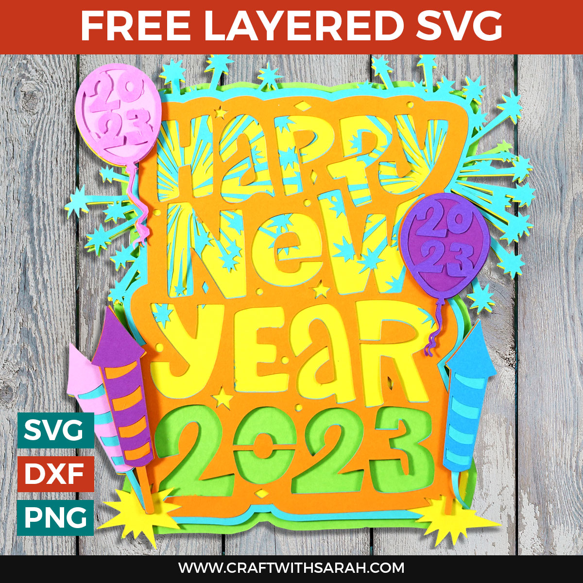 New Year Svg Files Free 2023 Get New Year 2023 Update