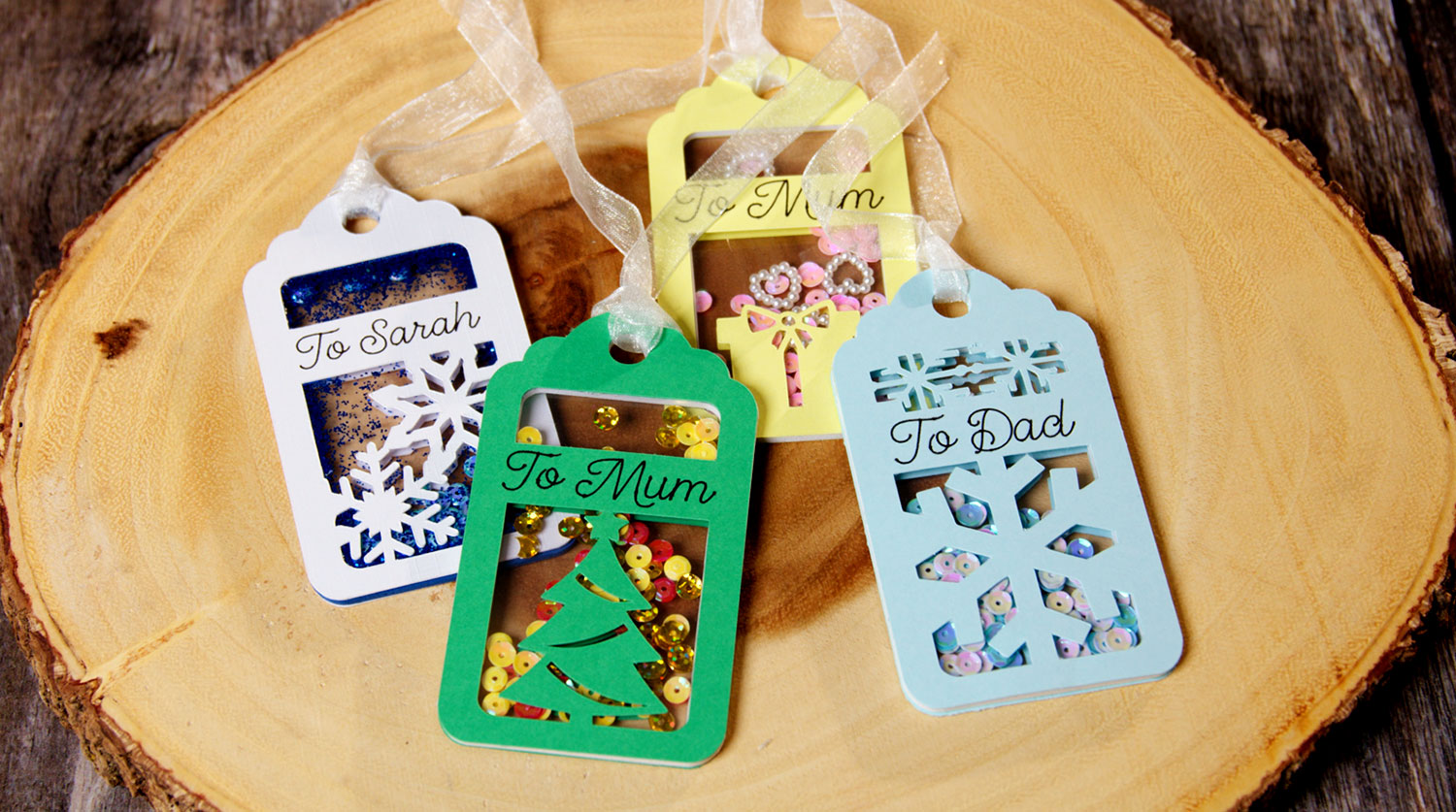 DIY Gift Tags: Design Your Own SHAKER Gift Tags!