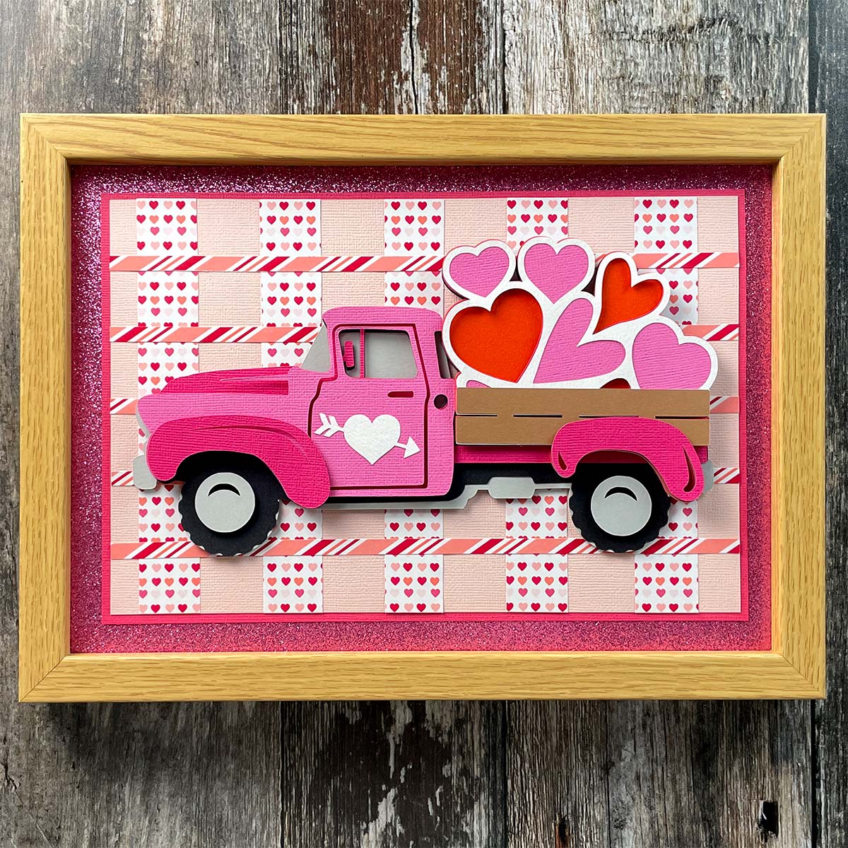 Heart truck SVG