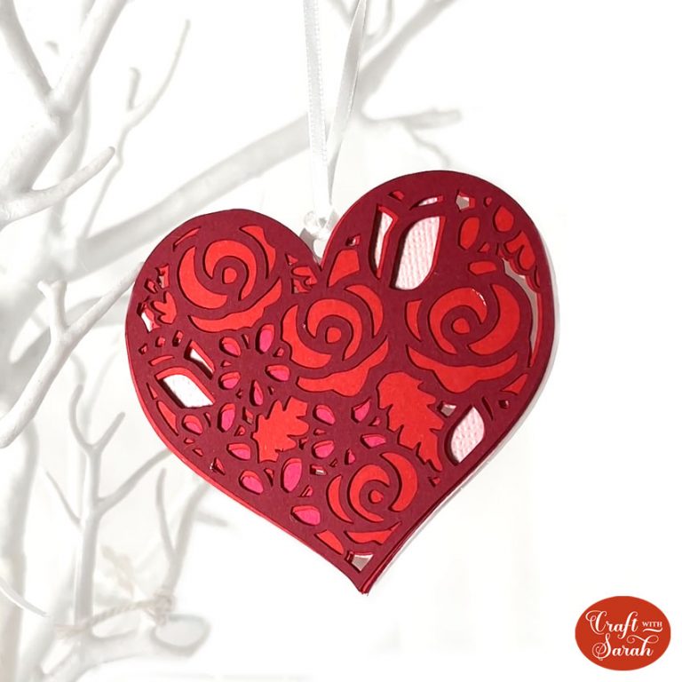 Make Beautiful DIY Heart Ornaments for Valentine's Tree Decorations