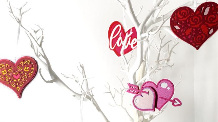 Make Beautiful DIY Heart Ornaments for Valentine's Tree Decorations ...