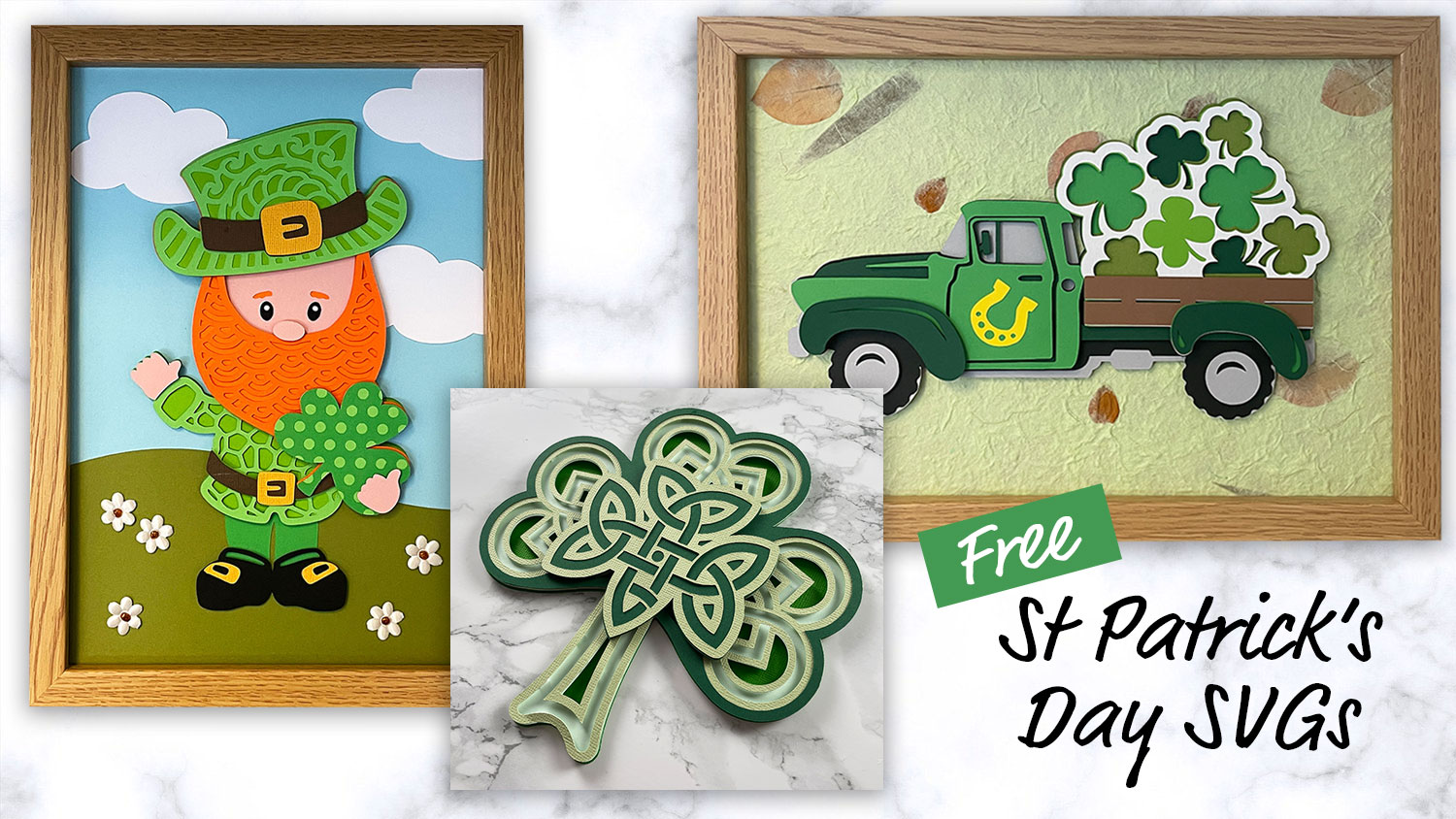 St. Patrick's Day Earrings Free SVG File for Cricut