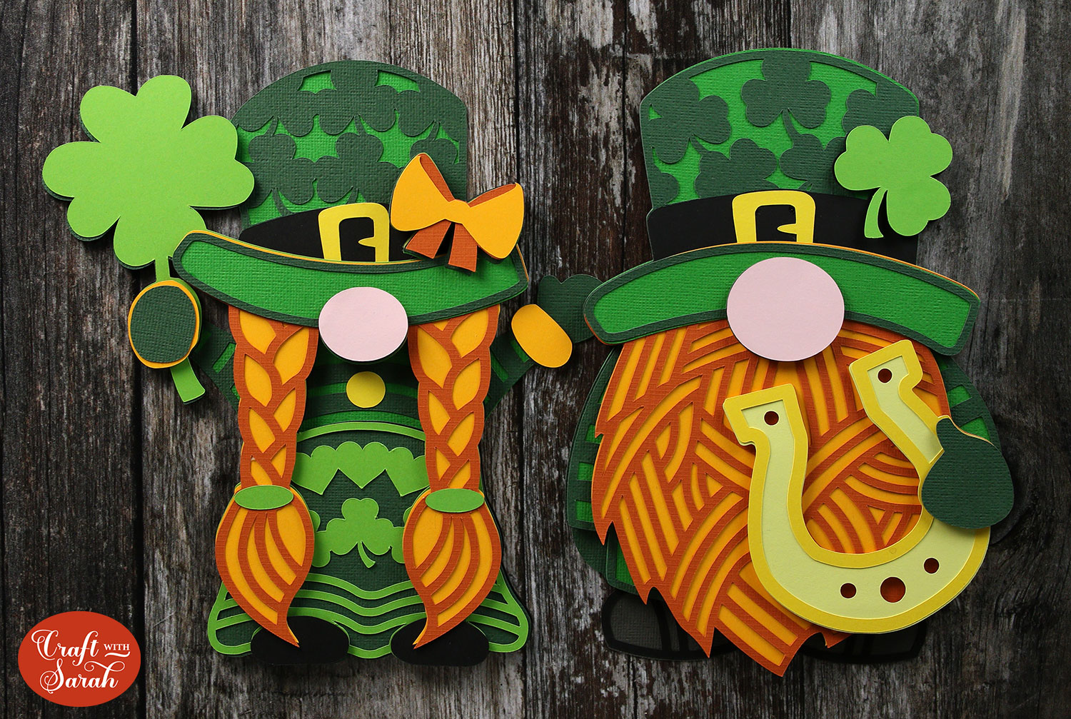 St Patrick-s Day gnome SVGs