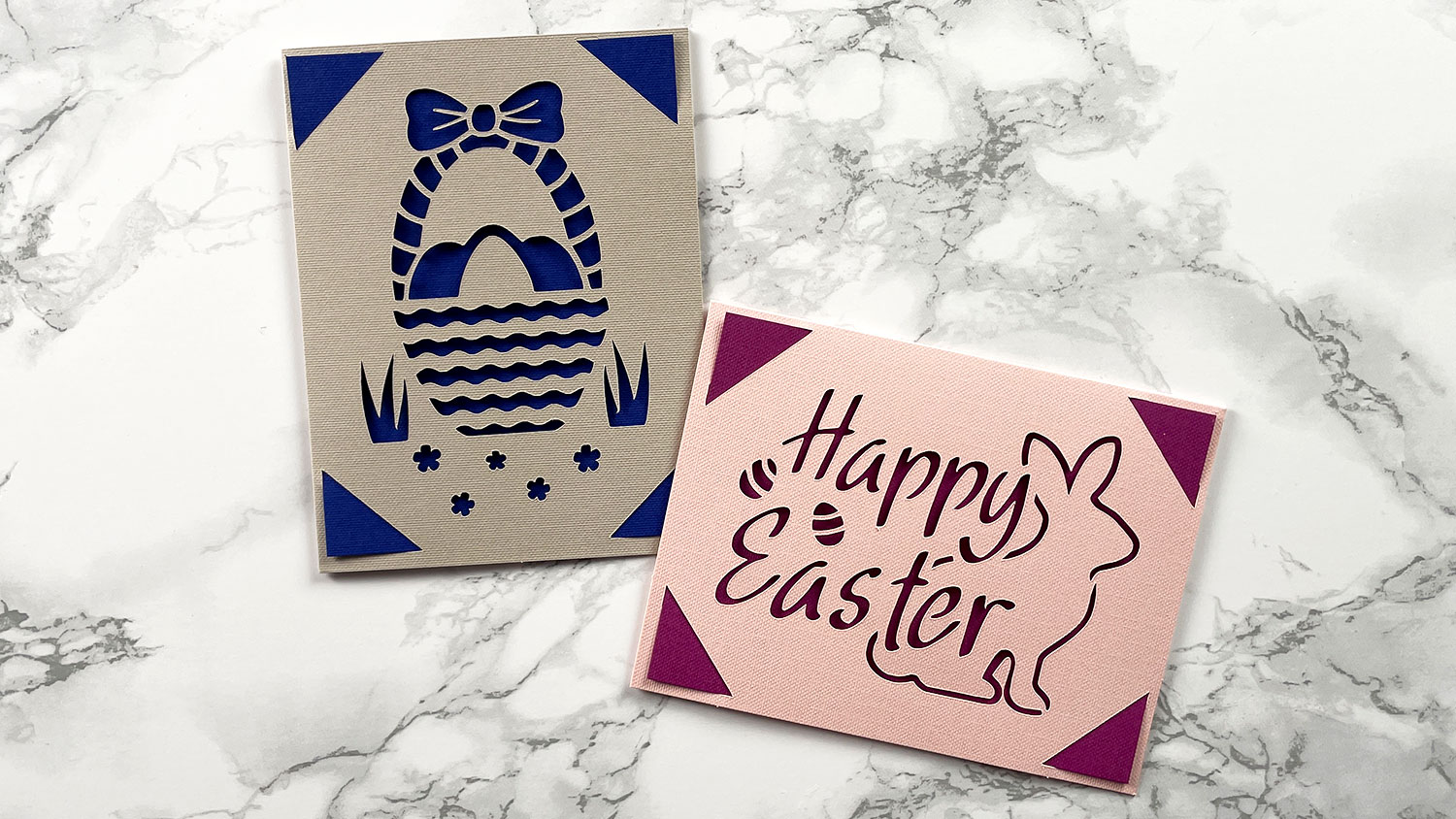 DIY Easter Cards: Free Insert Card SVGs