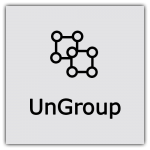 Design Space Ungroup Icon