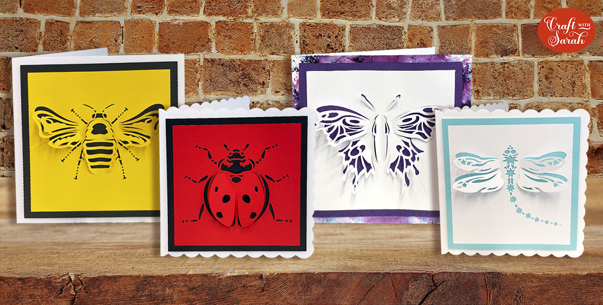 Insect popout cards