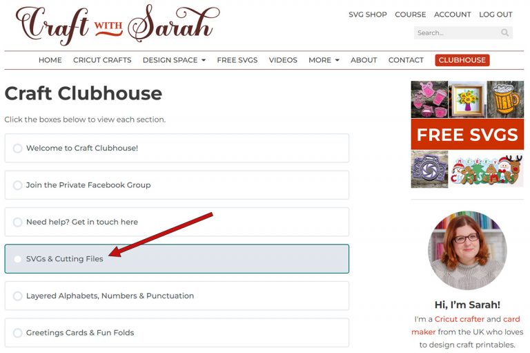 Craft Clubhouse Login Craft with Sarah