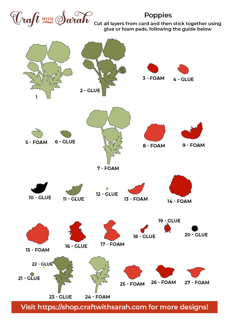 Poppies assembly guide