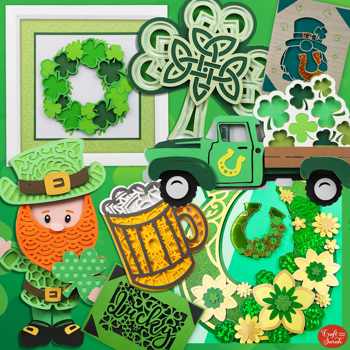 Free St Patrick’s Day SVG Files ☘️ Shamrocks, Leprechauns & More!