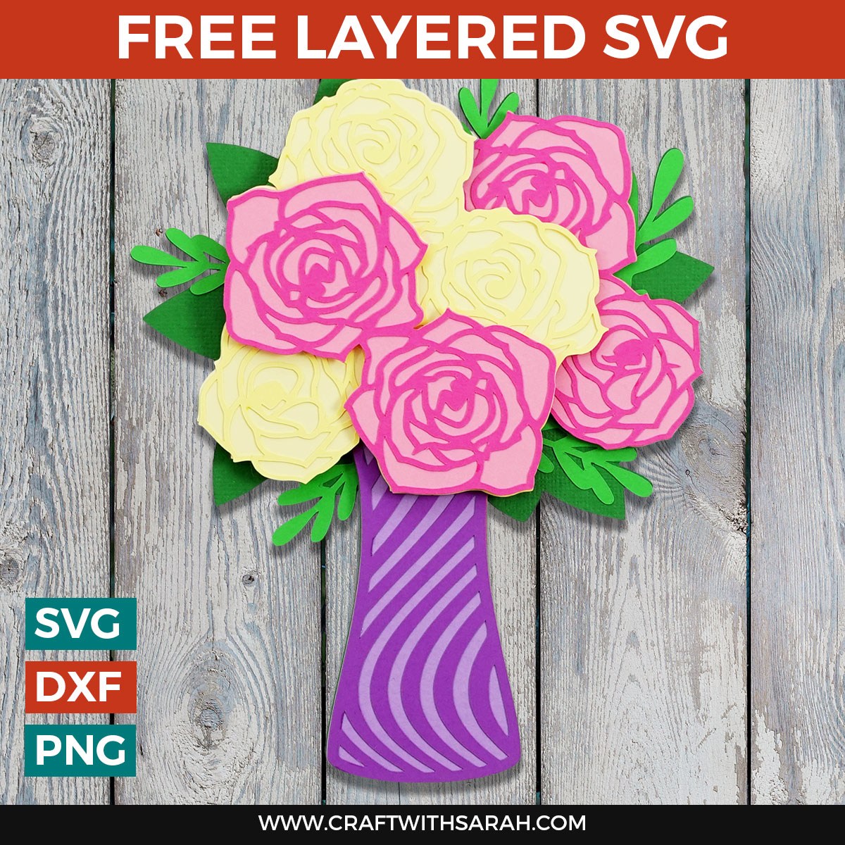 Cricut Paper Rose Tutorial 🌹 3D Layered Rose SVG