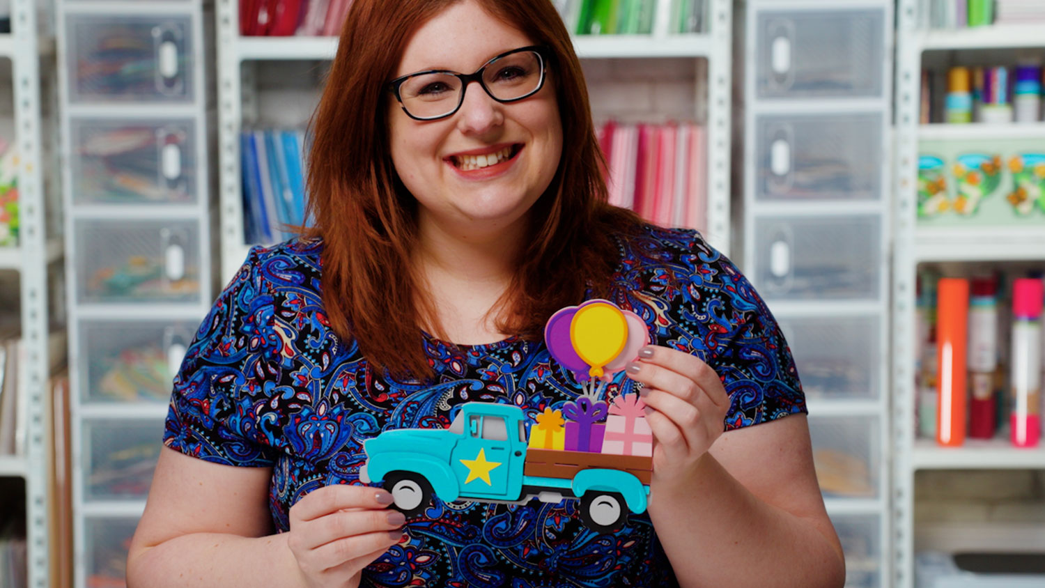 Make a Retro Truck Cricut Birthday Project