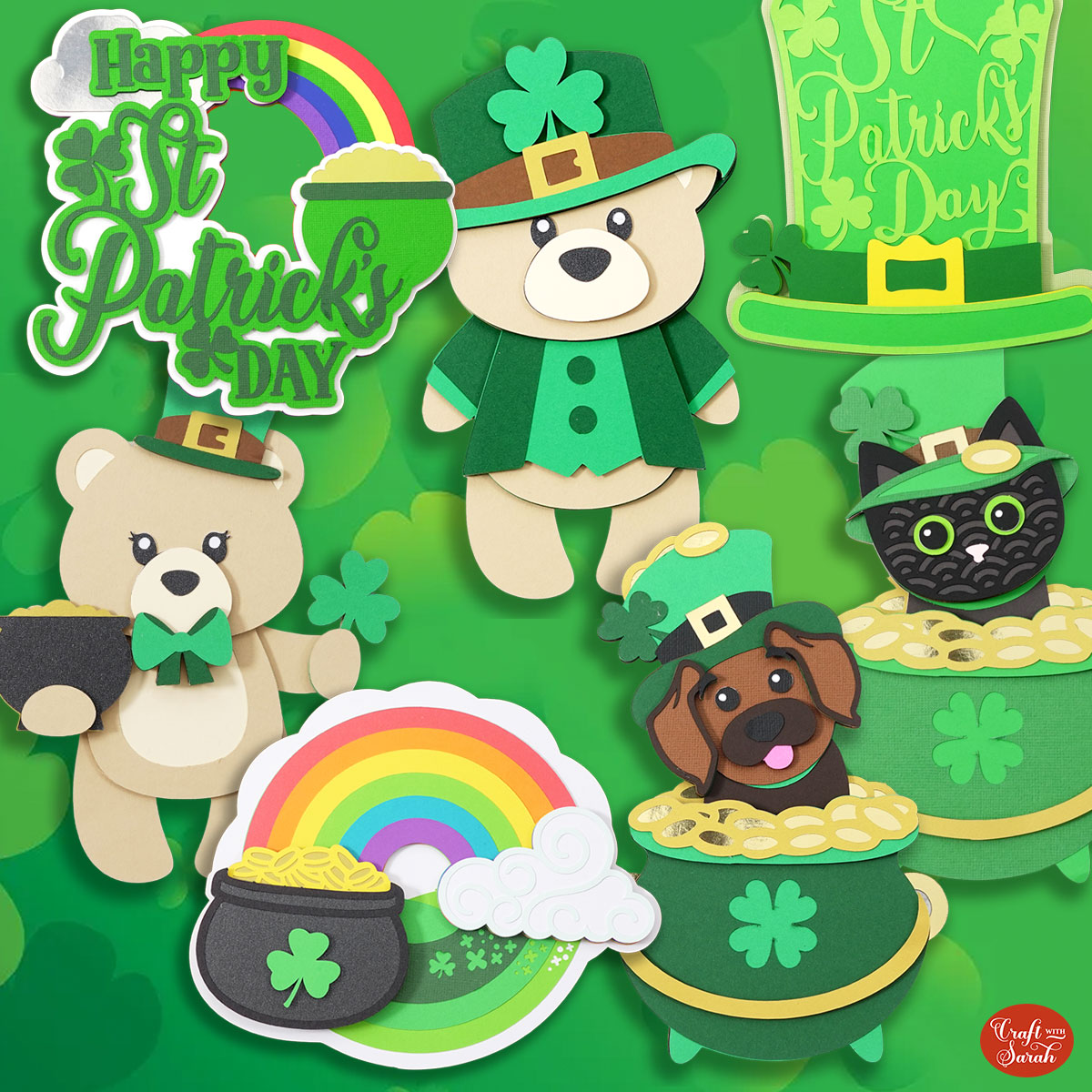 SVG cut files for St Patrick's Day