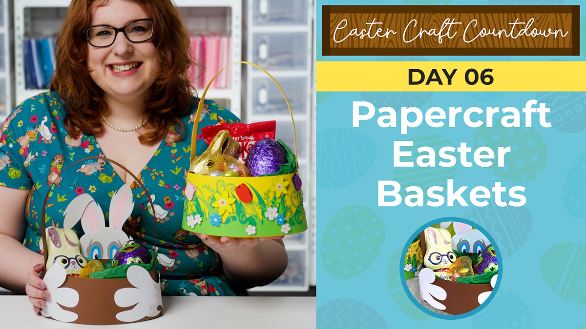 Make Easter baskets with a Cricut