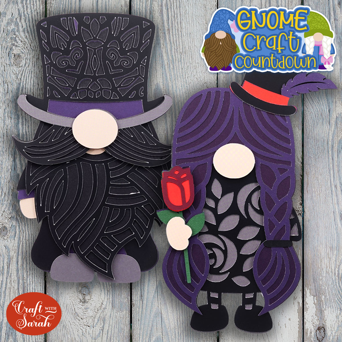 Gnome craft countdown 2023 craft with sarah