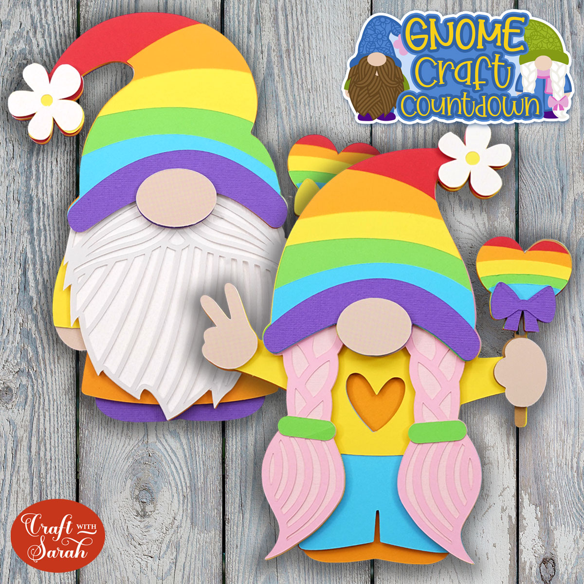 Gnome craft countdown 2023 craft with sarah
