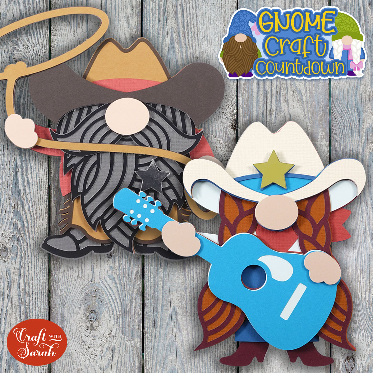 Gnome craft countdown 2023 craft with sarah