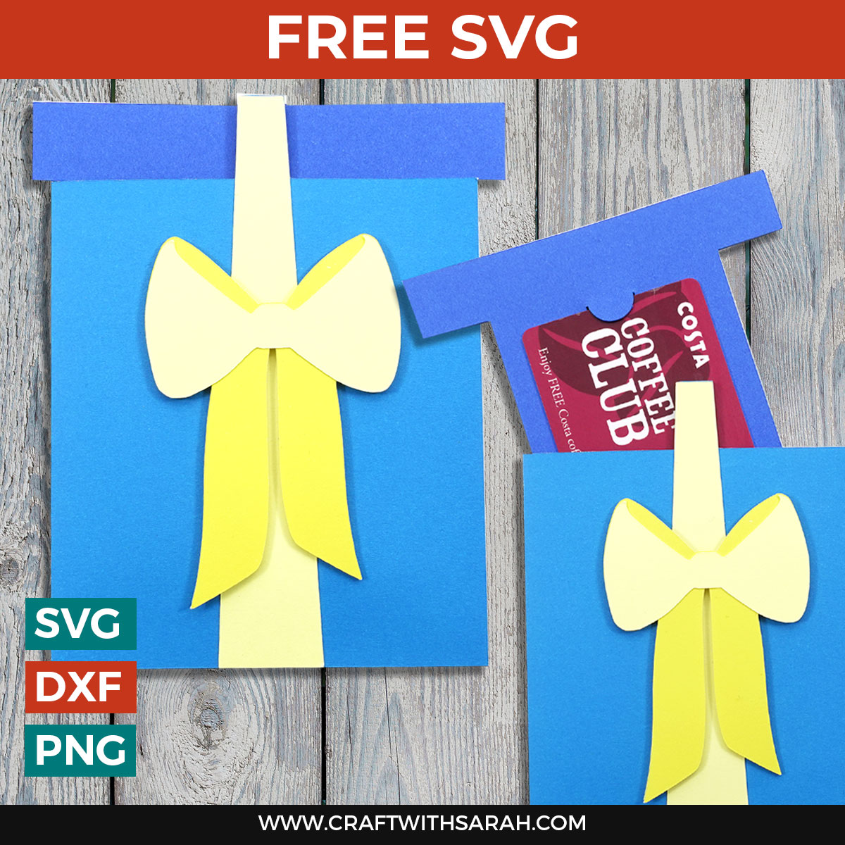 Easy Cricut Gift Card Holders with FREE SVG!
