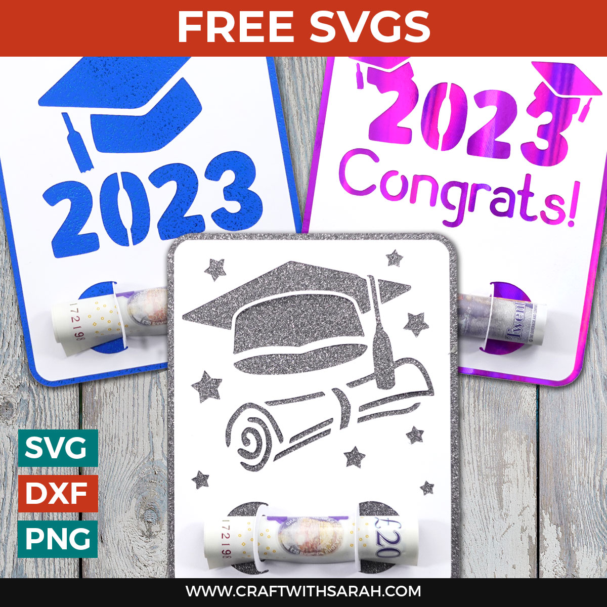 Graduation Money Holders 🎓 How to make Money Holders with a Cricut