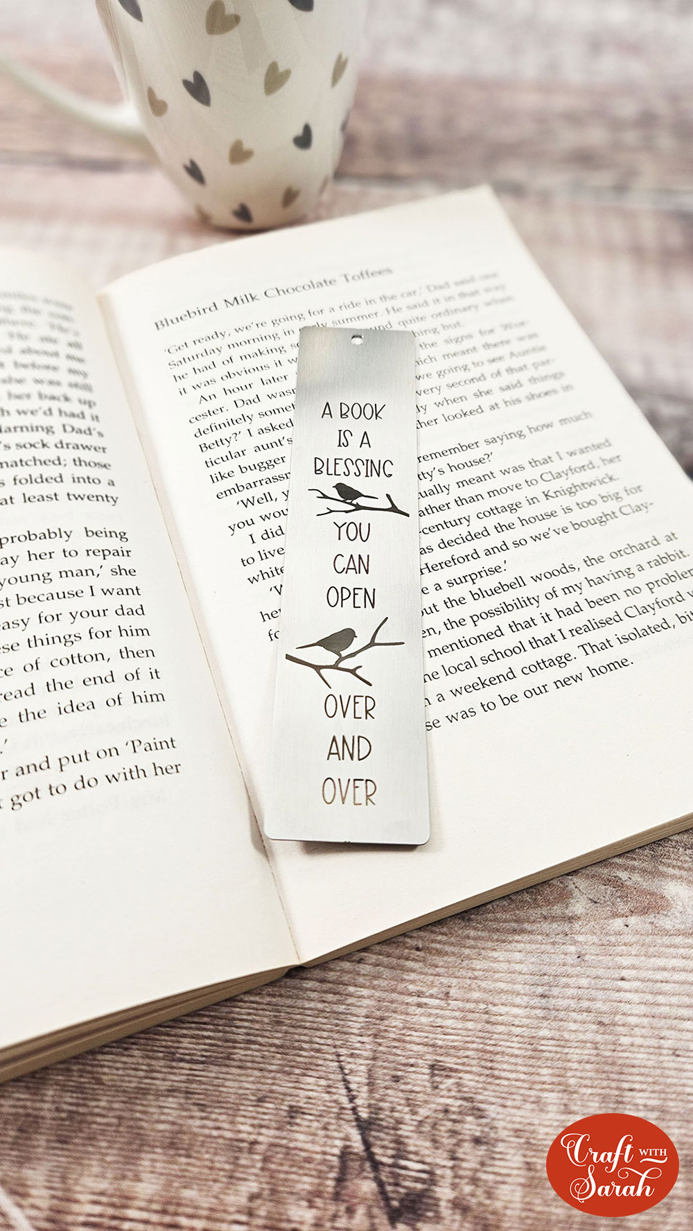 Engraved Metal Bookmark, Personalized Bookmarks