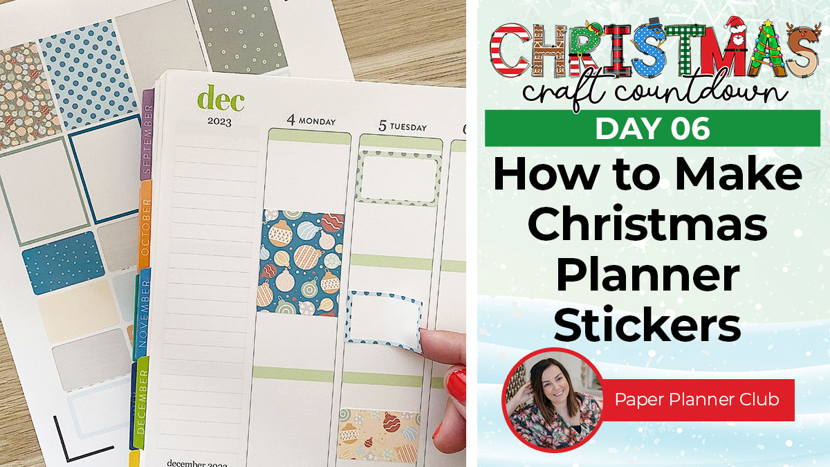 Making December Crafts Easier with a Simple DIY Sticker Sheet – The Awesome  Ladies Project