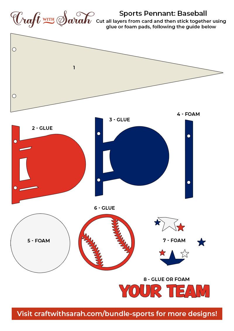 homemade-sports-pennants-4-different-designs-craft-with-sarah