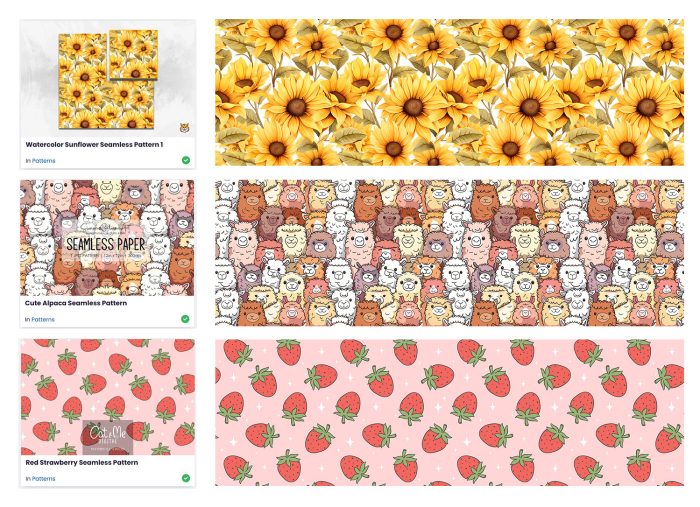 How to Use Pattern Fill for Printable Backgrounds in Cricut Design ...